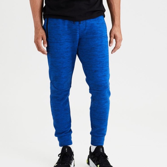 ae gridback fleece jogger pant